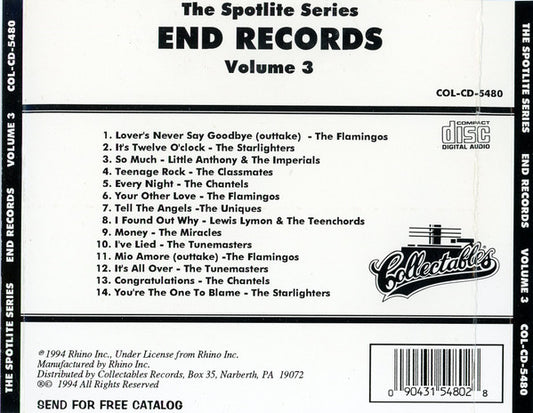 Various : Spotlite On End Records, Vol. 3 (CD, Comp)