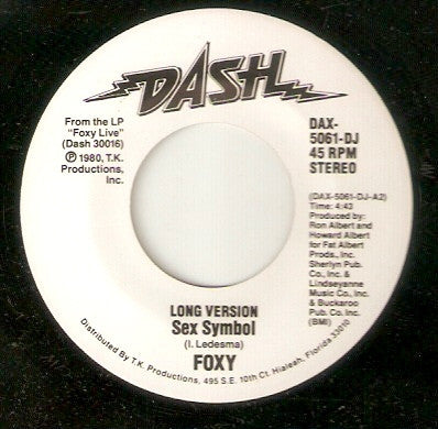 Foxy : Sex Symbol (7", Single, Promo)