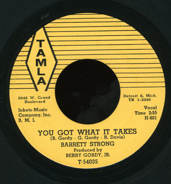 Barrett Strong : Money And Me (7", Single)