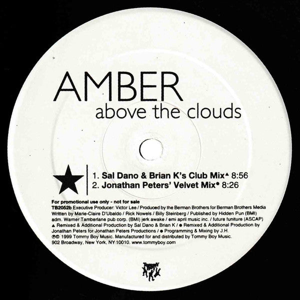 Amber : Above The Clouds (12", Promo)