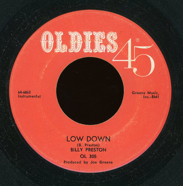 Young Jessie / Billy Preston : Mary Lou / Low Down (7")