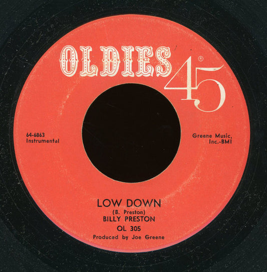 Young Jessie / Billy Preston : Mary Lou / Low Down (7")
