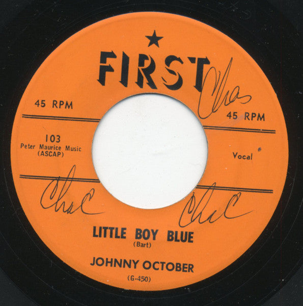 Johnny October : Promise / Little Boy Blue (7", Single, Mono)
