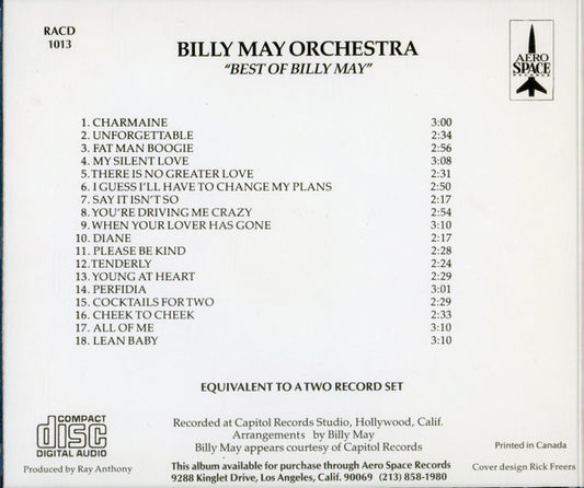 Billy May : Best Of Billy May (CD, Comp)