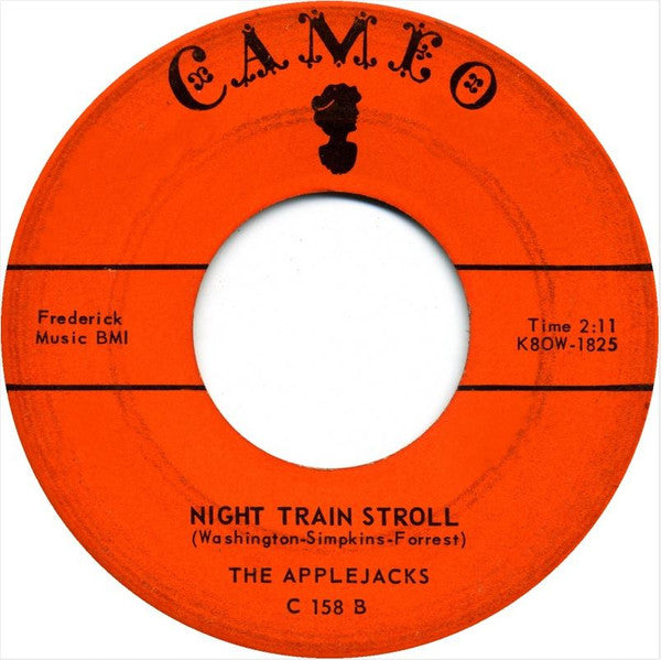 The Applejacks (2) : Bunny Hop / Night Train Stroll (7", Single, Ind)