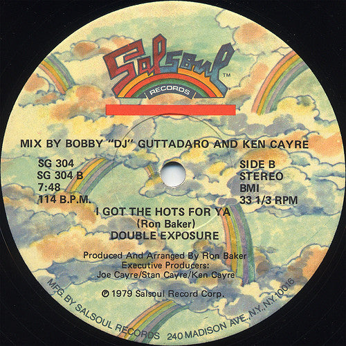 Double Exposure : I Got The Hots For Ya (12")