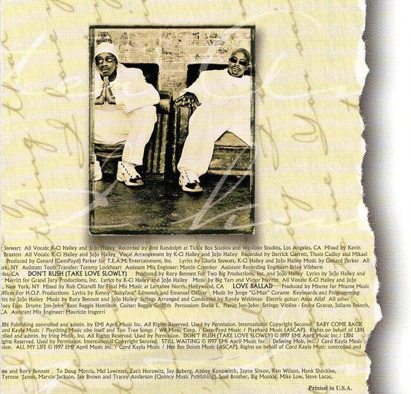 K-Ci & JoJo : Love Always (CD, Album, Club)