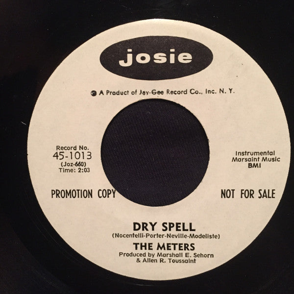 The Meters : Dry Spell (7", Promo)
