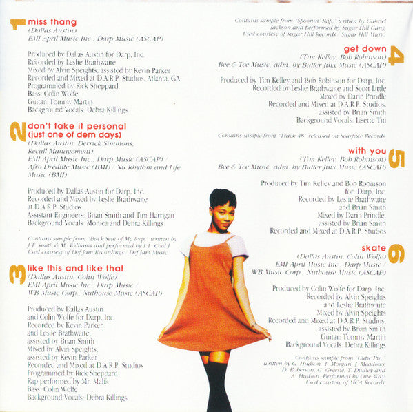 Monica : Miss Thang (CD, Album, Club)