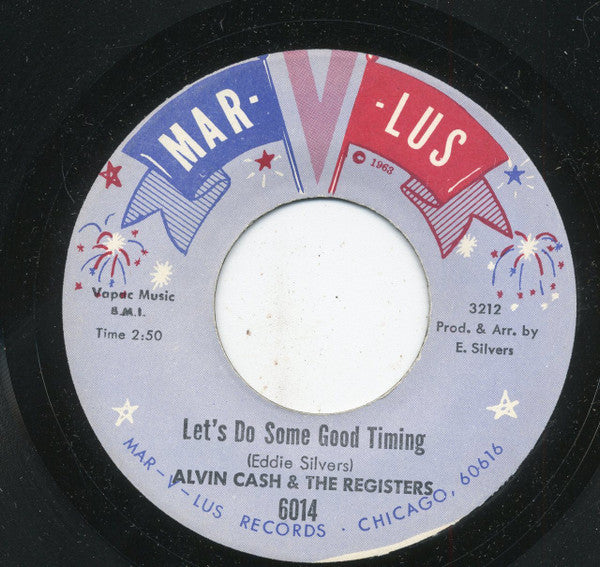 Alvin Cash & The Registers : Alvin's Boo-Ga-Loo (7")