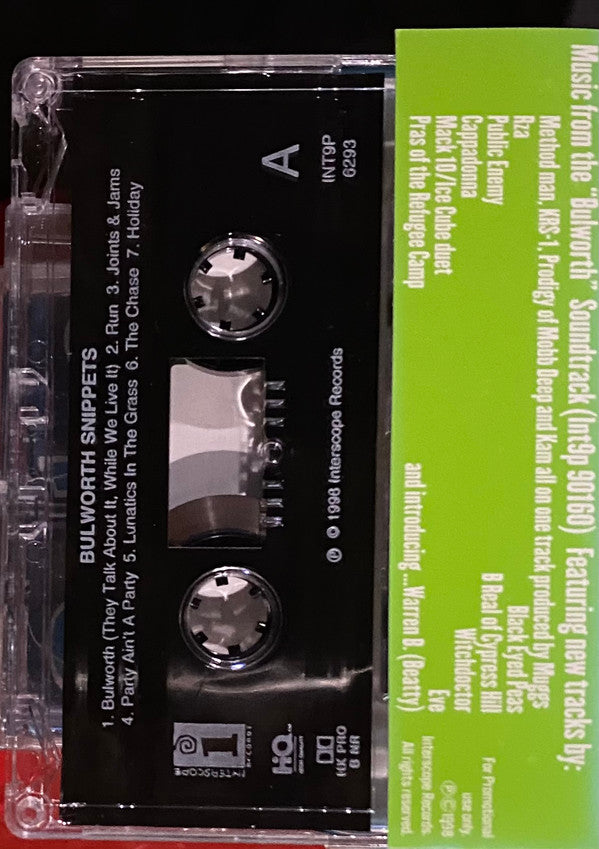 Various : Bulworth (Snippets) (Cass, Promo, Smplr)