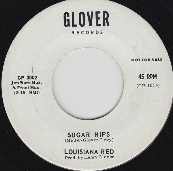 Louisiana Red : I'm Too Poor To Die / Sugar Hips (7", Promo)