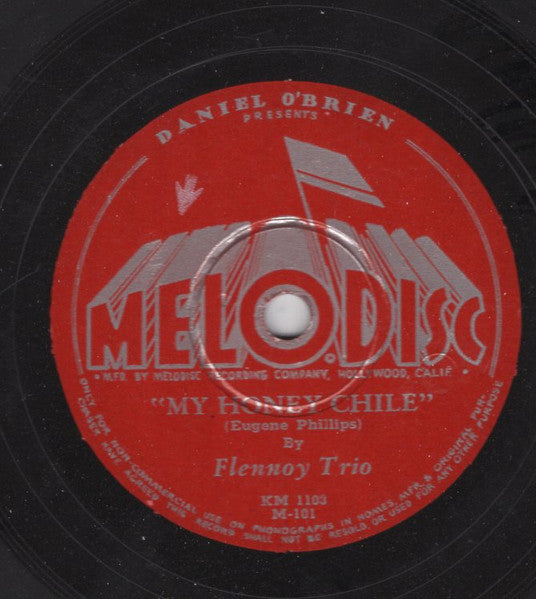 The Flennoy Trio : Hey Lawdy Mama / My Honey Chile (Shellac, 10")