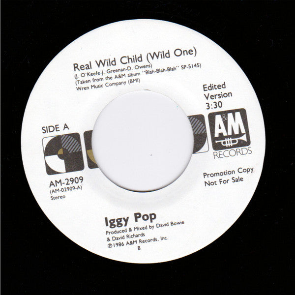Iggy Pop : Real Wild Child (Wild One) (7", Single, Promo)