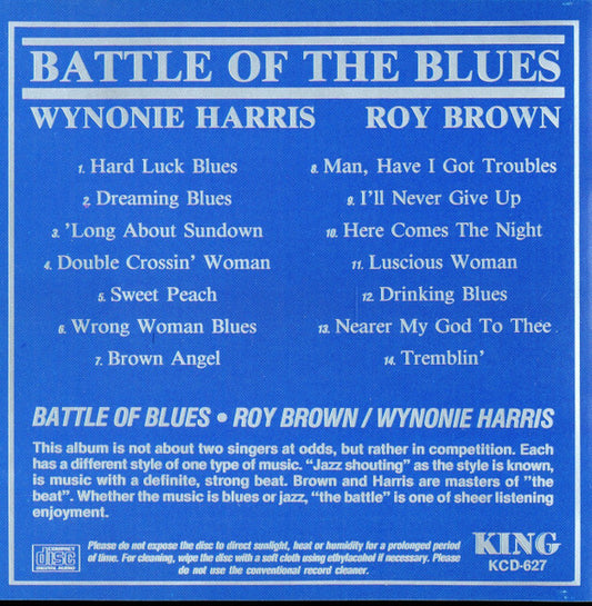 Wynonie Harris / Roy Brown : Battle Of The Blues, Volume 2 (CD, Album, Comp)