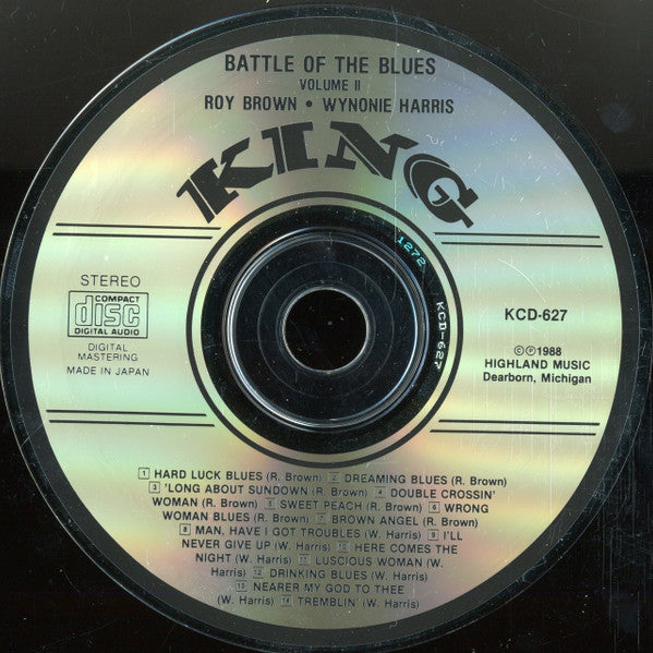 Wynonie Harris / Roy Brown : Battle Of The Blues, Volume 2 (CD, Album, Comp)