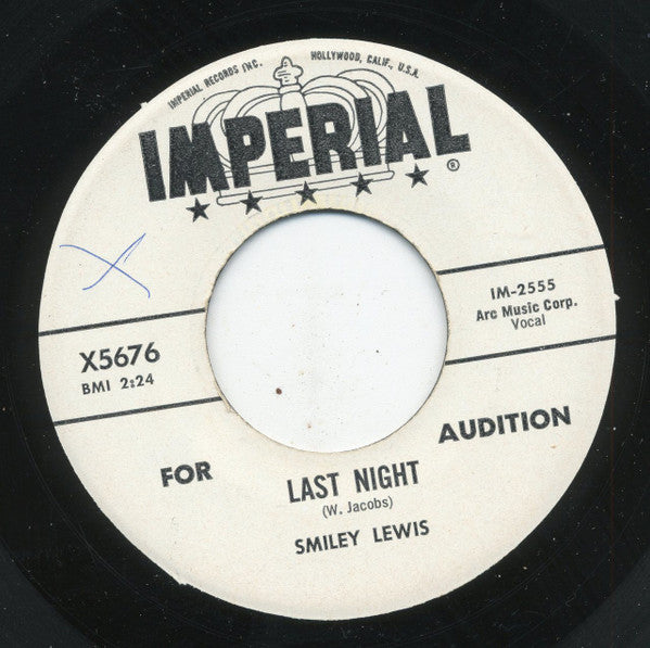 Smiley Lewis : Ain't Goin' There No More (7", Single, Promo)