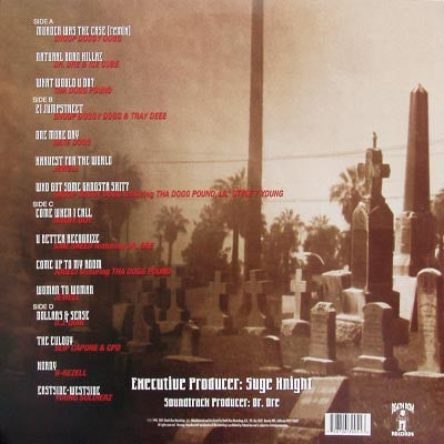 Various : Murder Was The Case (The Soundtrack) (2xLP, Album, RE, RM)