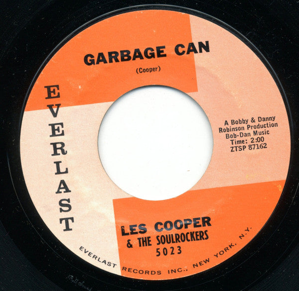 Les Cooper And His Soul Rockers : Bossa Nova Dance / Garbage Can (7", Styrene)