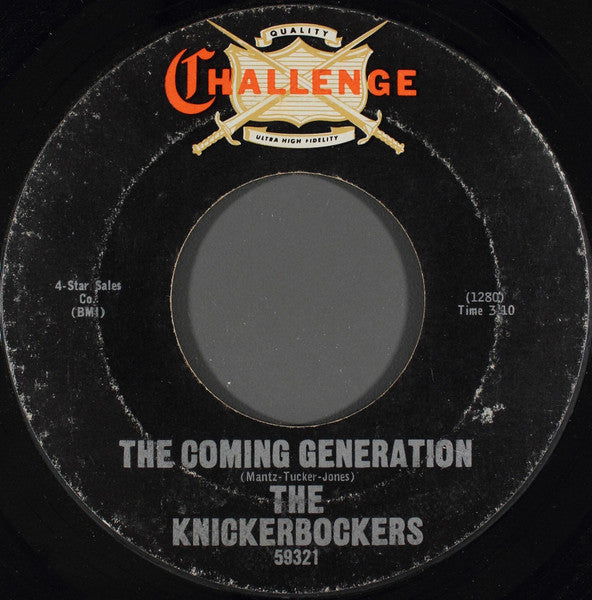 The Knickerbockers : Lies (7", Single, Styrene, Pit)