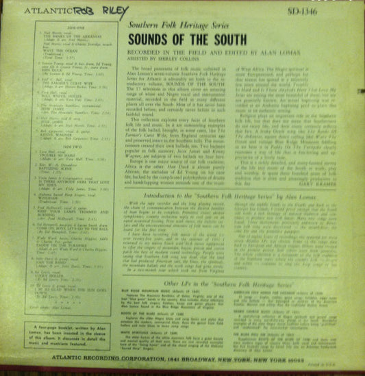 Various : Sounds Of The South (LP, Comp, RE, Gre)