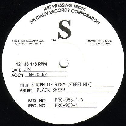 Black Sheep : Strobelite Honey (12", TP)