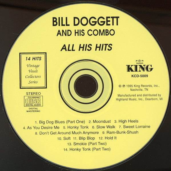 Bill Doggett Combo : All His Hits (CD, Comp, RM)