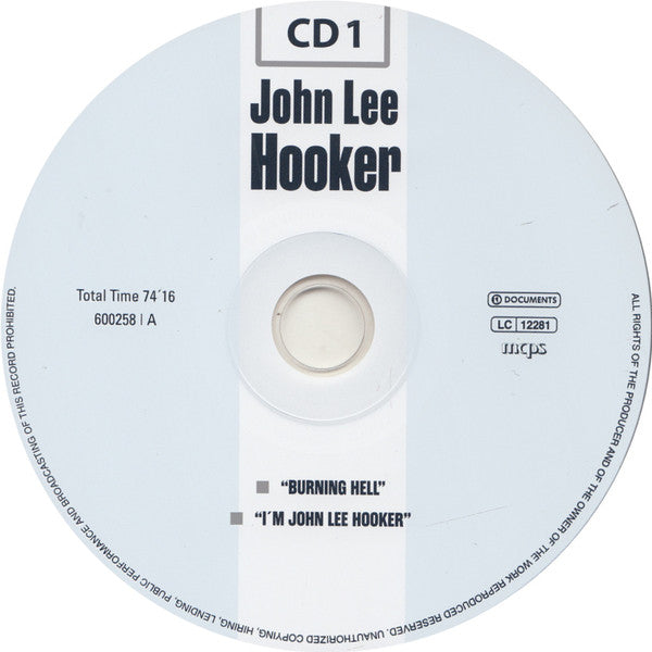 John Lee Hooker : 16 Original Albums & Bonus Tracks (10xCD, Comp + Box)