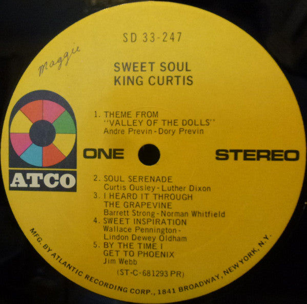 King Curtis : Sweet Soul (LP, Album, RP)