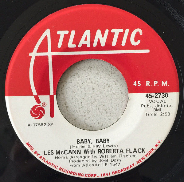 Les McCann With Roberta Flack : How Many Broken Wings / Baby, Baby (7", Promo)