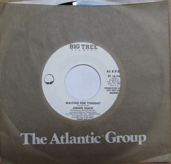 Jimmie Mack : Waiting For Tonight (7", Single, Mono, Promo)