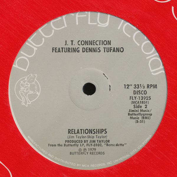 J.T. Connection Featuring Dennis Tufano : Bernadette / Reach Out I'll Be There (12")