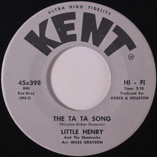 Little Henry & The Shamrocks : (Baby) Come To Me (7", Single)