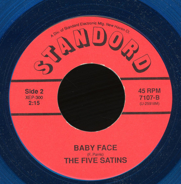 The Five Satins : The Time / Baby Face (7", Unofficial, Rep)