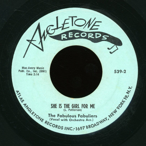 The Fabulous Fabuliers : I Found My Baby / She Is The Girl From Me (7", Single)