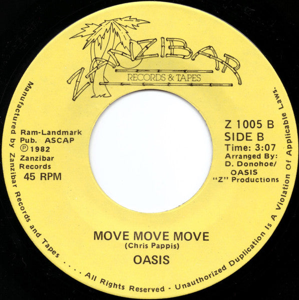 Oasis (24) : Very Special Angel / Move Move Move (7")