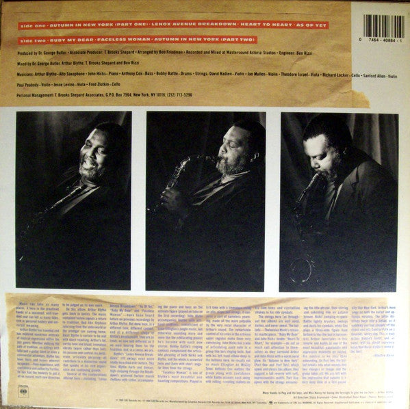 Arthur Blythe : Basic Blythe (LP, Album)
