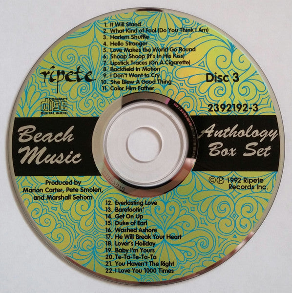 Various : The Beach Music Anthology Box Set (4xCD, Comp + Box)
