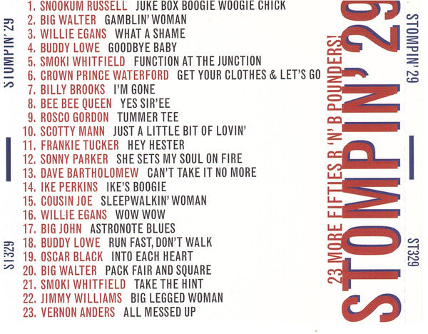 Various : Stompin' 29 - 23 More Fifties R 'N' B Pounders! (CD, Album, Comp)