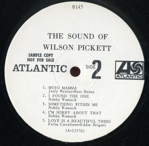 Wilson Pickett : The Sound Of Wilson Pickett (LP, Album, Mono, Promo)