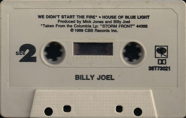 Billy Joel : We Didn't Start The Fire (Cass, Single)