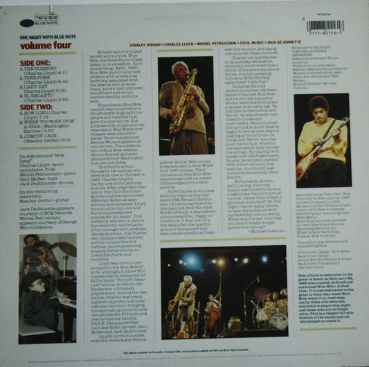 Various : One Night With Blue Note, Volume 4 (LP, Album, Jac)