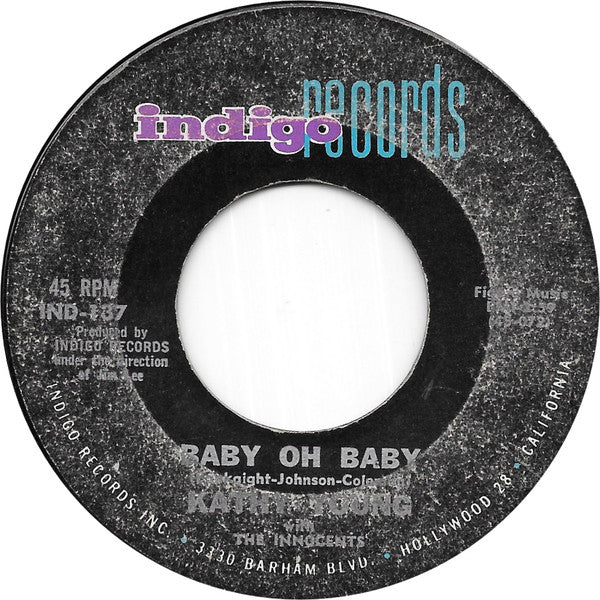 Kathy Young With The Innocents (2) : Great Pretender / Baby Oh Baby (7", Single)