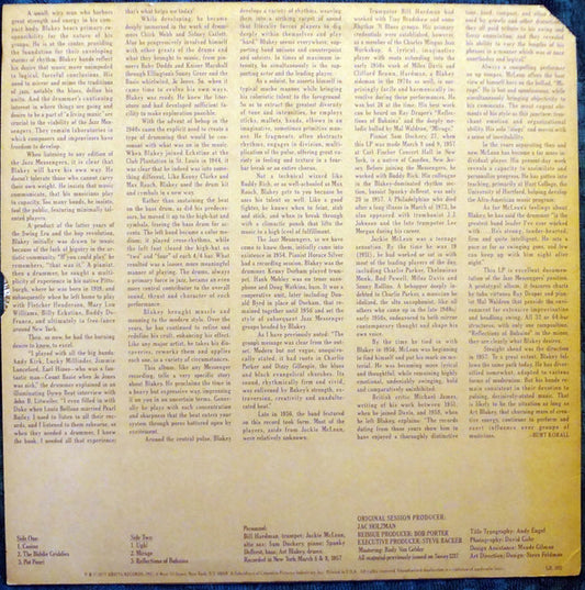 Art Blakey & The Jazz Messengers : Mirage (LP, Album, Promo, RE)