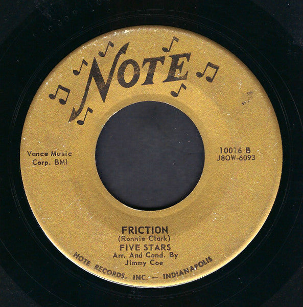 The Five Stars (4) : My Paradise / Friction (7")
