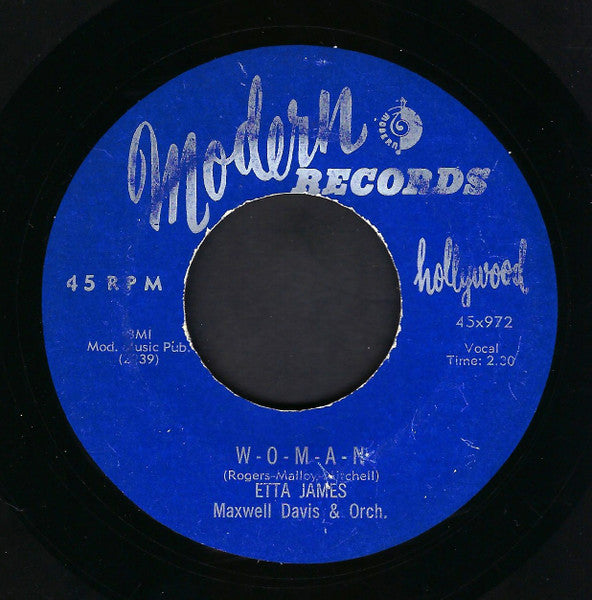 Etta James : That's All / W-O-M-A-N (7", Blu)