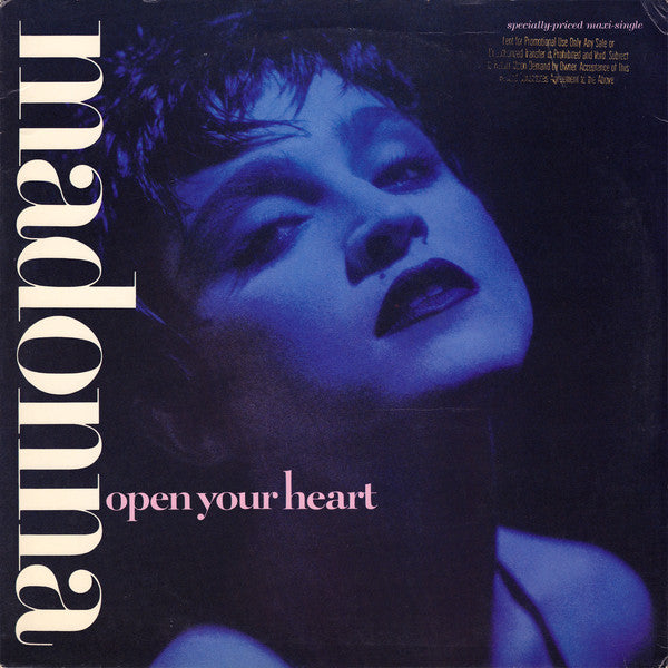 Madonna : Open Your Heart/White Heat (12", Maxi, All)