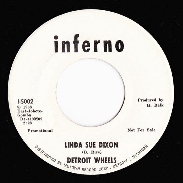 The Detroit Wheels : Linda Sue Dixon (7", Single, Mono, Promo)