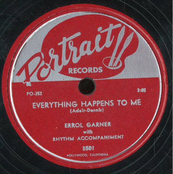 Erroll Garner : Rosalie / Everything Happens To Me (Shellac, 10")