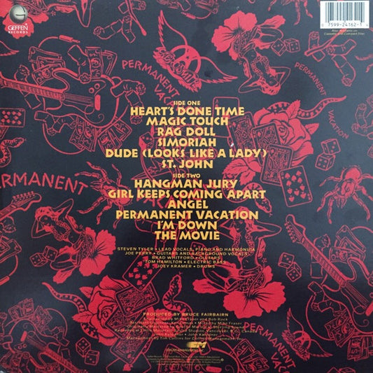 Aerosmith : Permanent Vacation (LP, Album, RP, All)